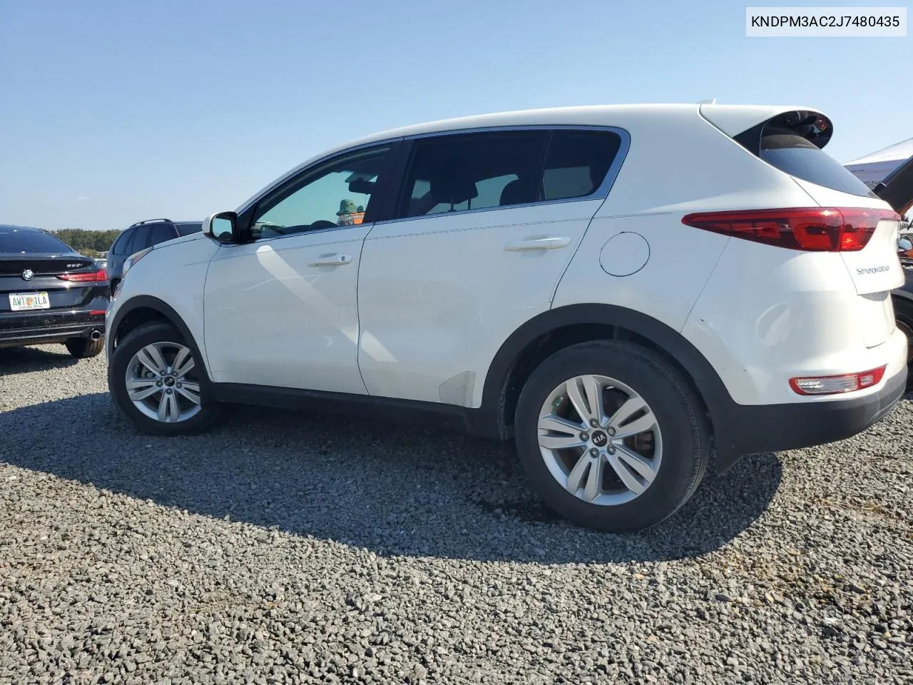 2018 Kia Sportage Lx VIN: KNDPM3AC2J7480435 Lot: 76400764