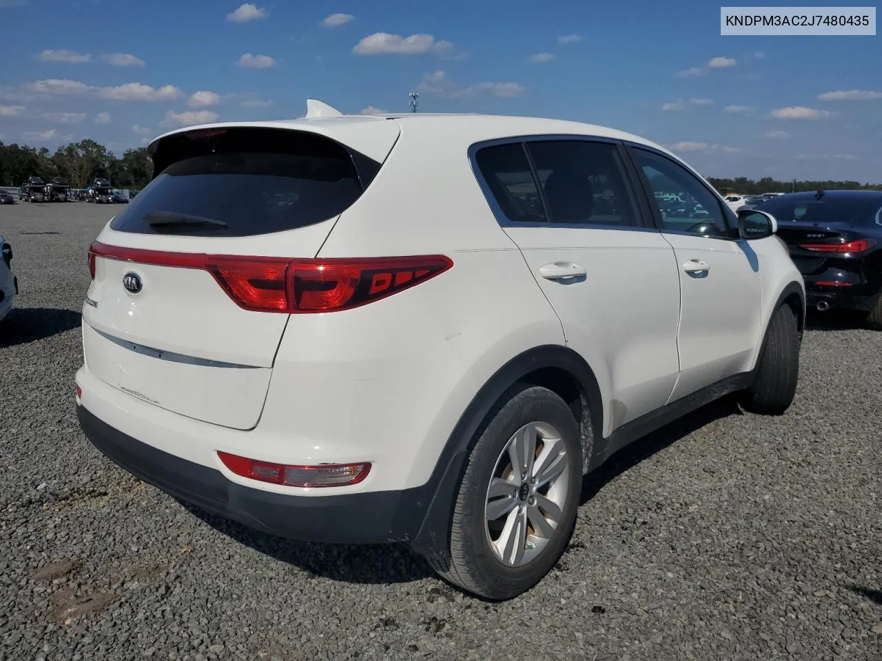 2018 Kia Sportage Lx VIN: KNDPM3AC2J7480435 Lot: 76400764