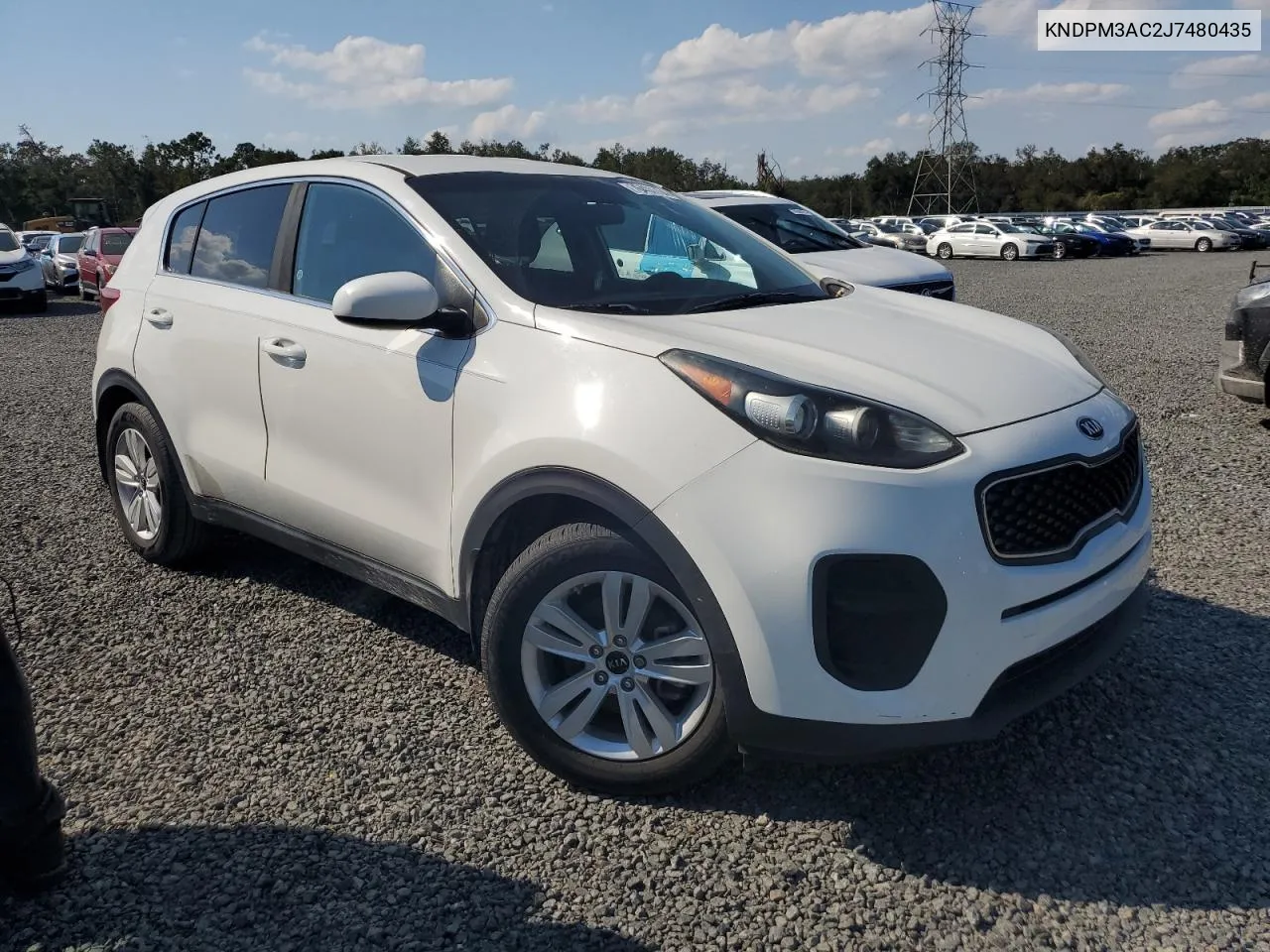 2018 Kia Sportage Lx VIN: KNDPM3AC2J7480435 Lot: 76400764