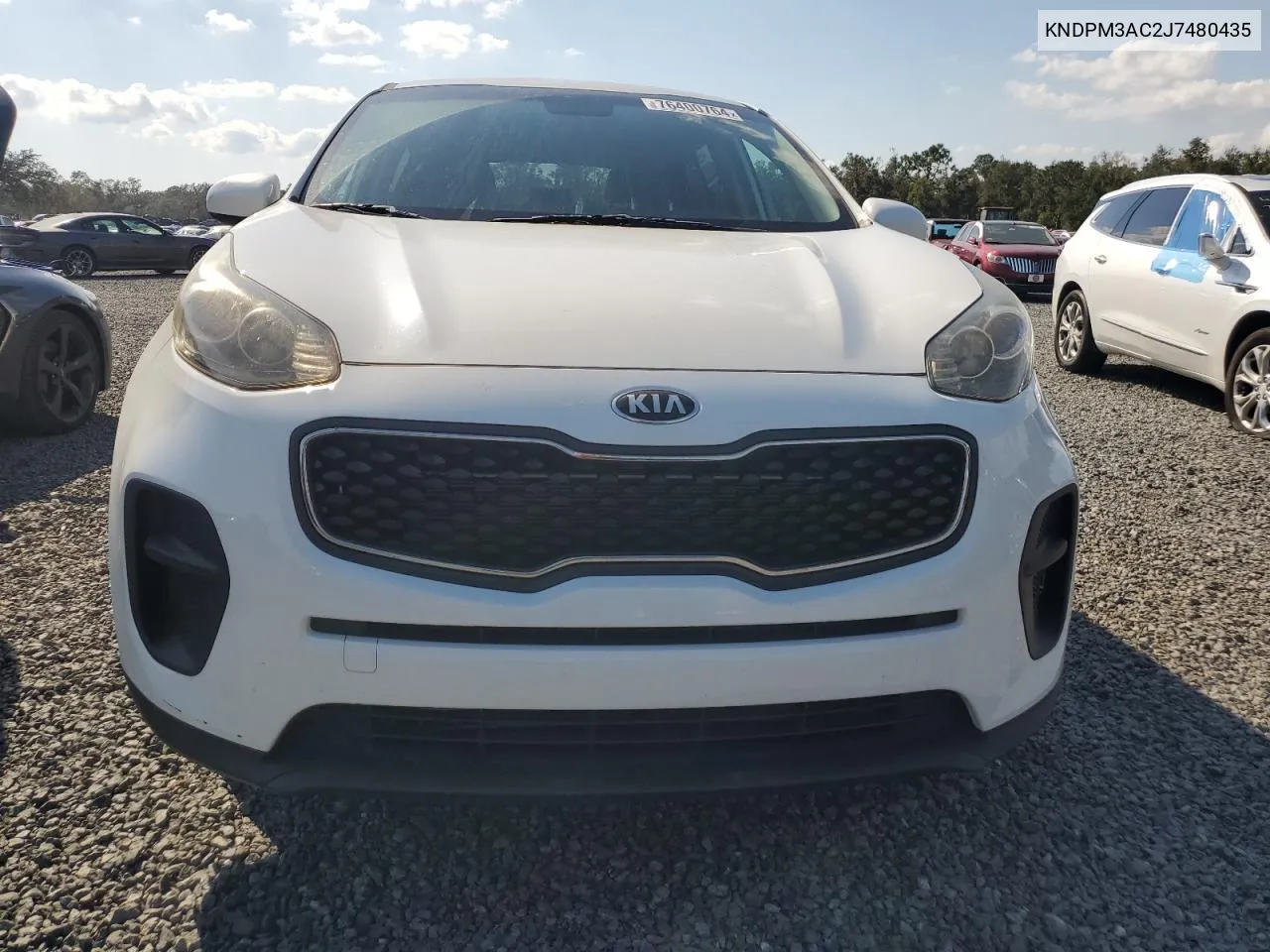 2018 Kia Sportage Lx VIN: KNDPM3AC2J7480435 Lot: 76400764