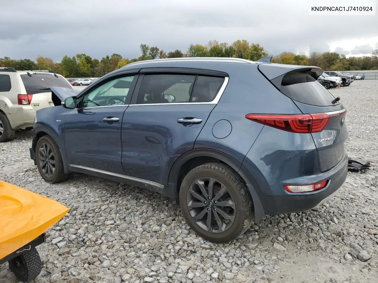 2018 Kia Sportage Ex VIN: KNDPNCAC1J7410924 Lot: 76441124