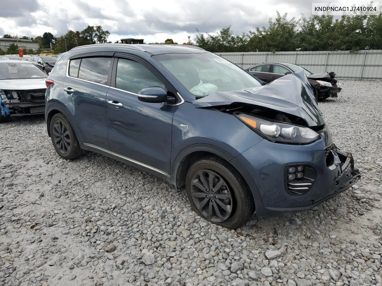 2018 Kia Sportage Ex VIN: KNDPNCAC1J7410924 Lot: 76441124