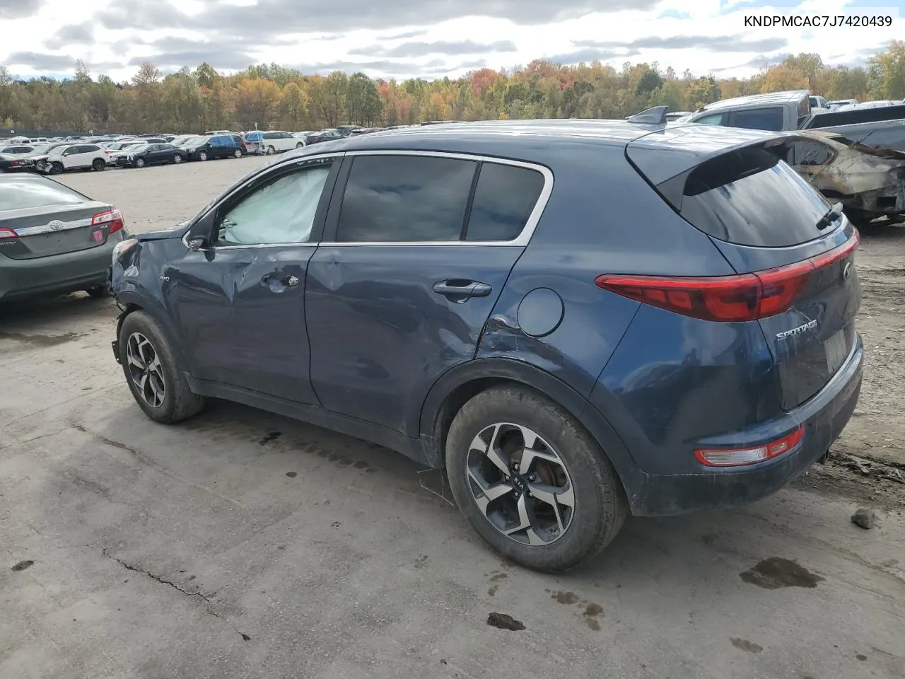 2018 Kia Sportage Lx VIN: KNDPMCAC7J7420439 Lot: 76465884