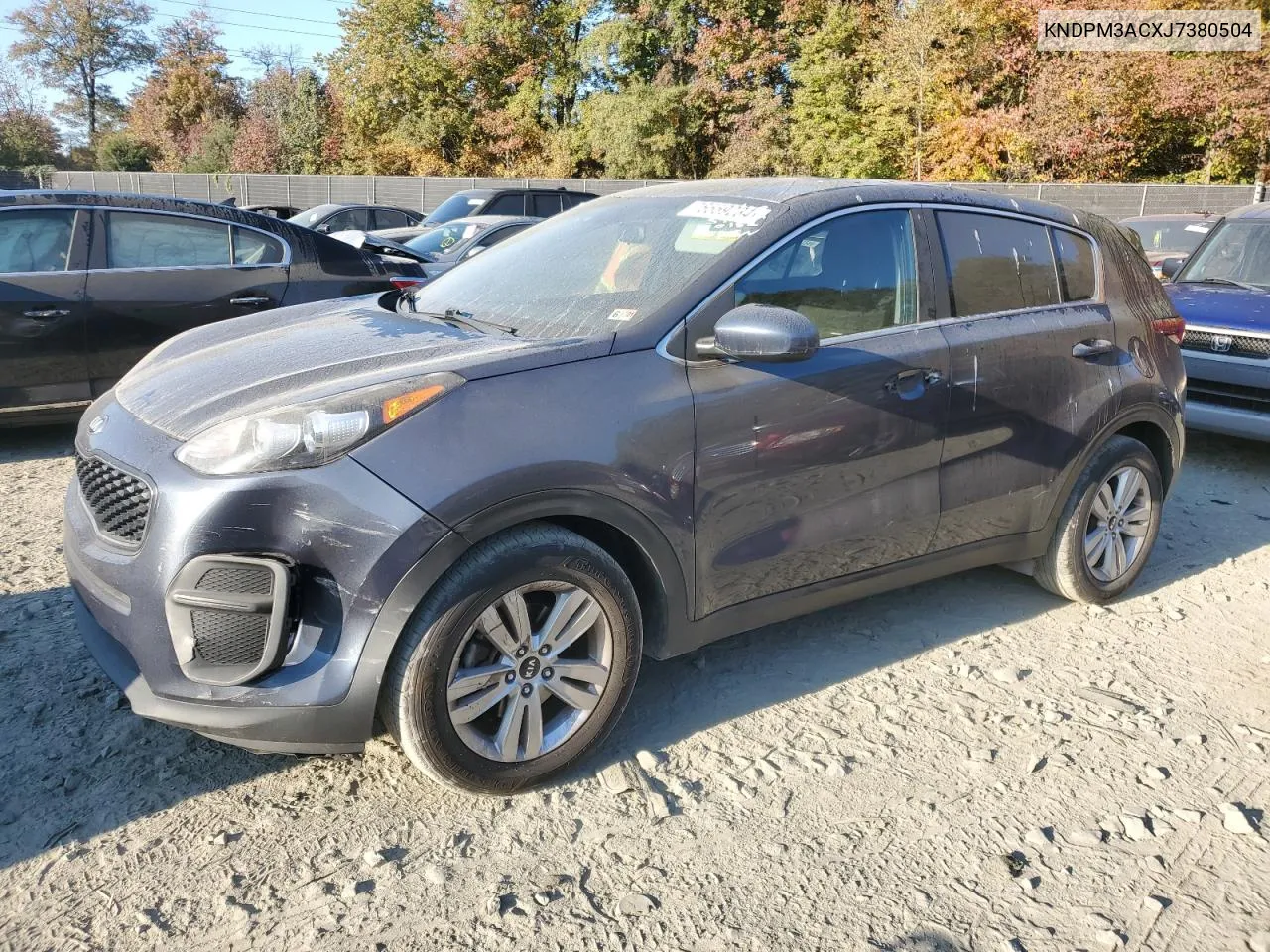 2018 Kia Sportage Lx VIN: KNDPM3ACXJ7380504 Lot: 76559234