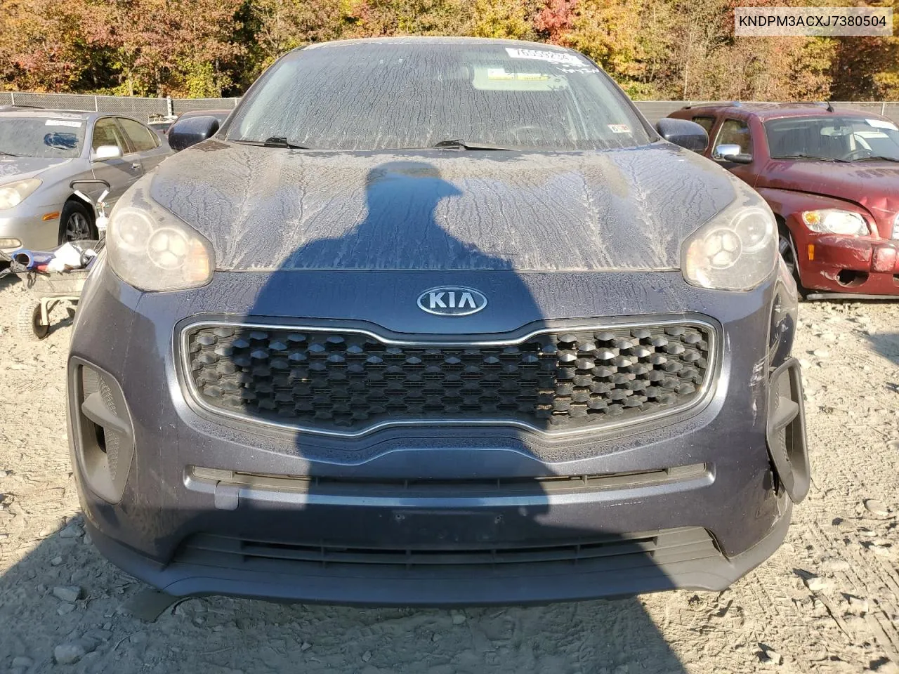 2018 Kia Sportage Lx VIN: KNDPM3ACXJ7380504 Lot: 76559234