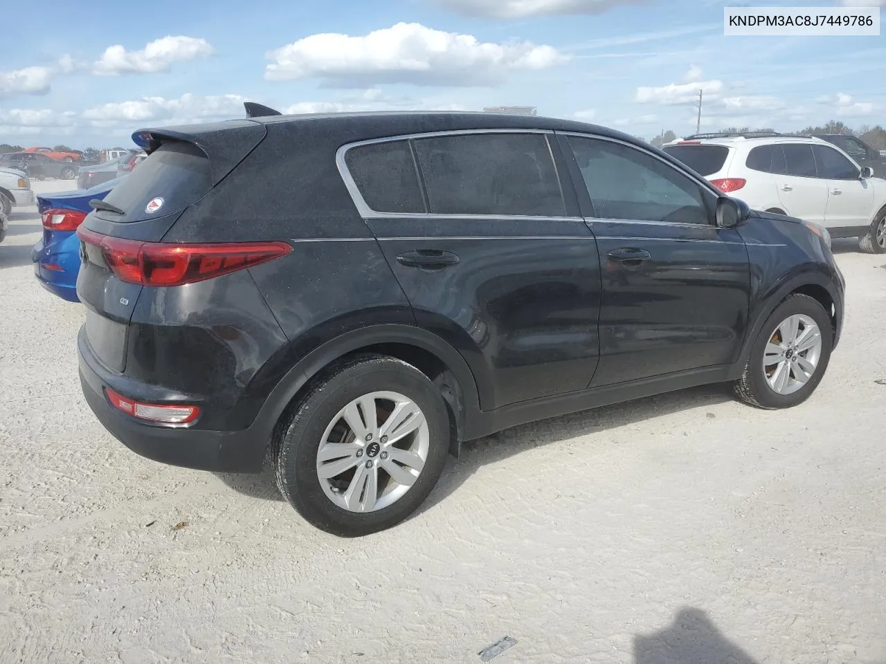 2018 Kia Sportage Lx VIN: KNDPM3AC8J7449786 Lot: 76980064