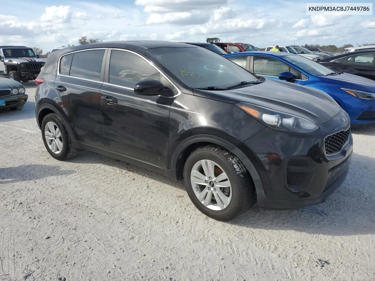 2018 Kia Sportage Lx VIN: KNDPM3AC8J7449786 Lot: 76980064