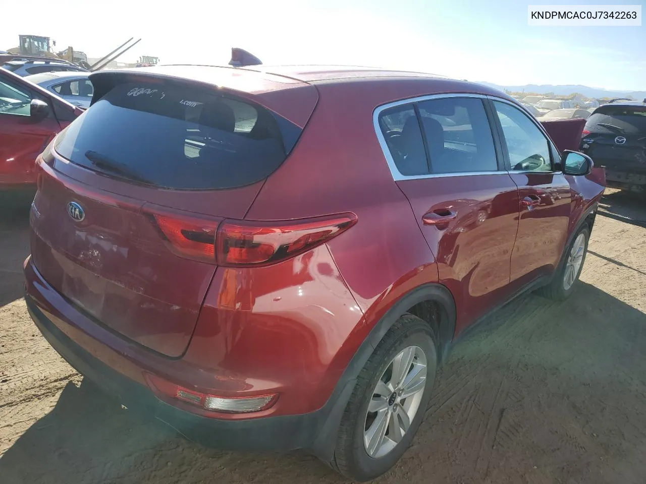 KNDPMCAC0J7342263 2018 Kia Sportage Lx