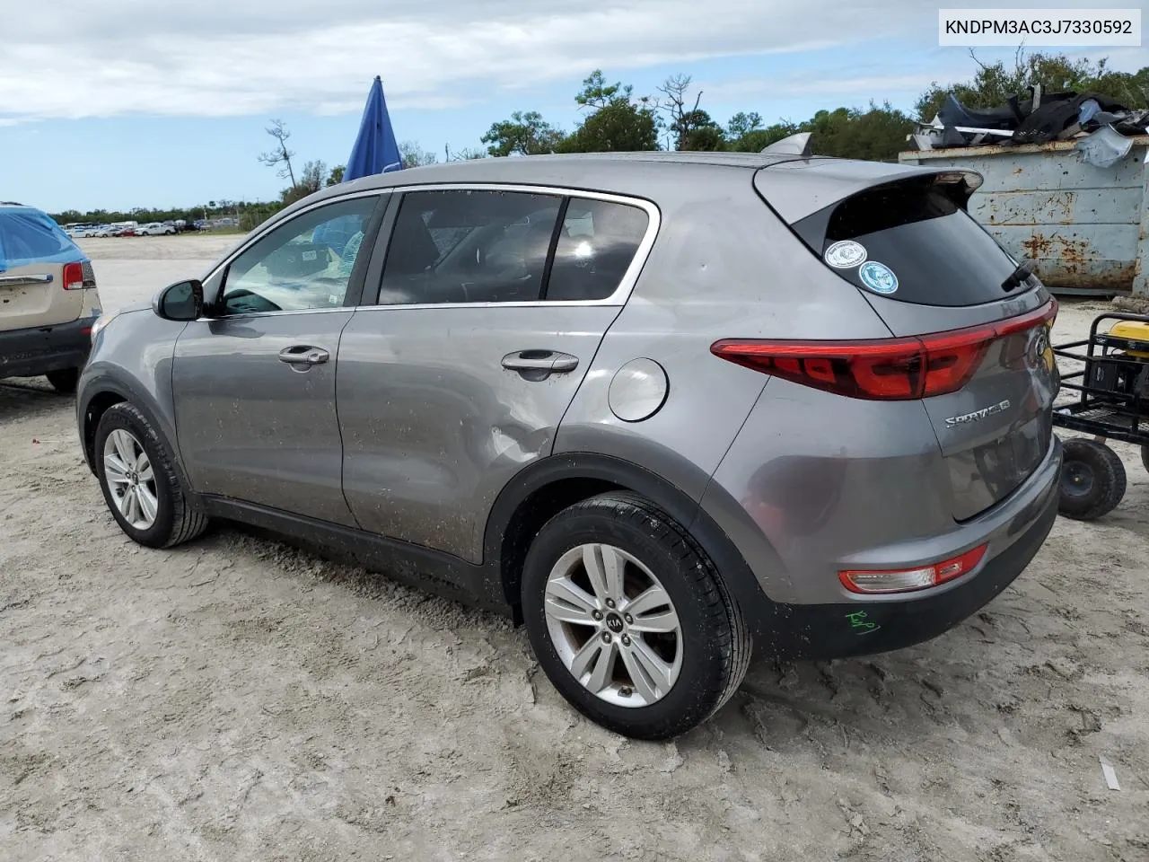 2018 Kia Sportage Lx VIN: KNDPM3AC3J7330592 Lot: 77276694