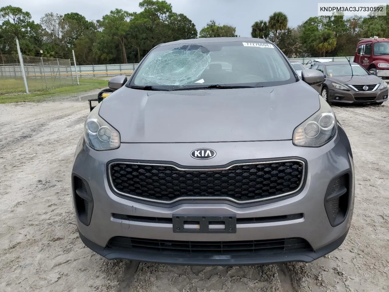 2018 Kia Sportage Lx VIN: KNDPM3AC3J7330592 Lot: 77276694