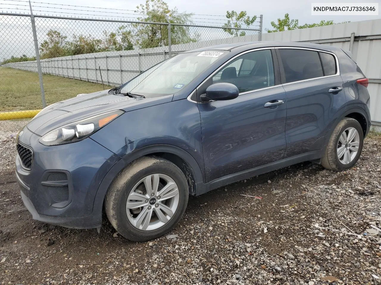 2018 Kia Sportage Lx VIN: KNDPM3AC7J7336346 Lot: 78050374