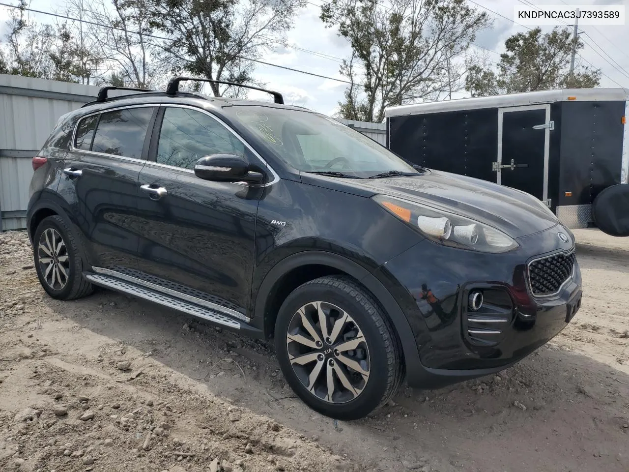 2018 Kia Sportage Ex VIN: KNDPNCAC3J7393589 Lot: 78169874