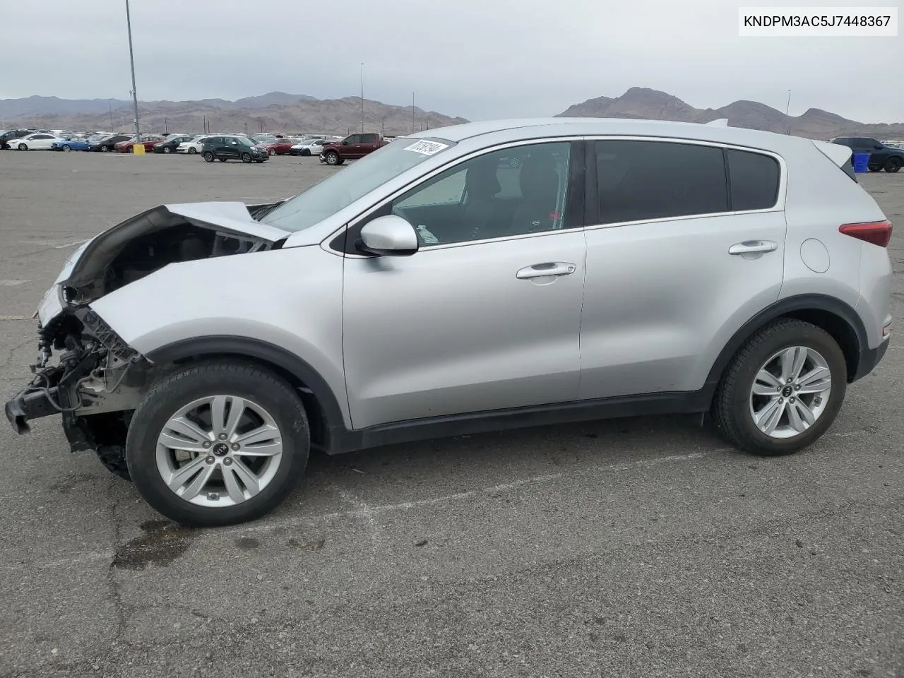 2018 Kia Sportage Lx VIN: KNDPM3AC5J7448367 Lot: 78758194