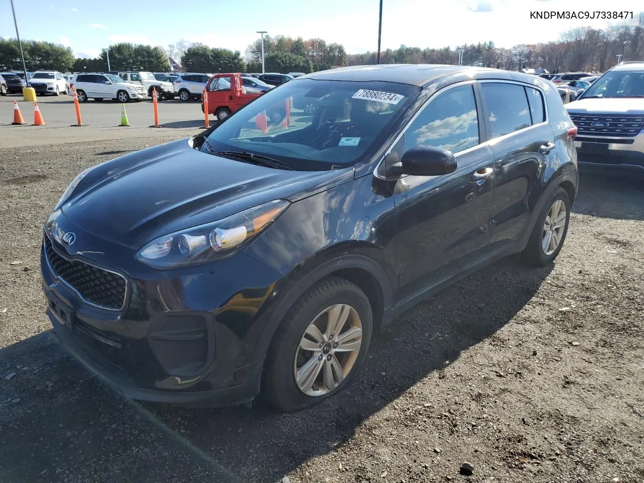 2018 Kia Sportage Lx VIN: KNDPM3AC9J7338471 Lot: 78880234