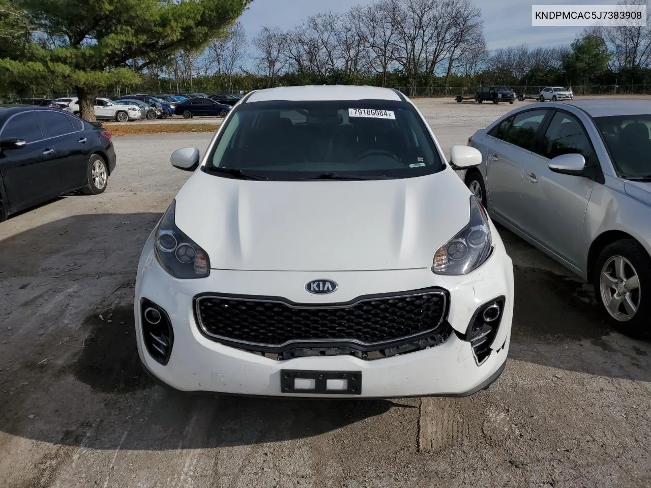 2018 Kia Sportage Lx VIN: KNDPMCAC5J7383908 Lot: 79186084