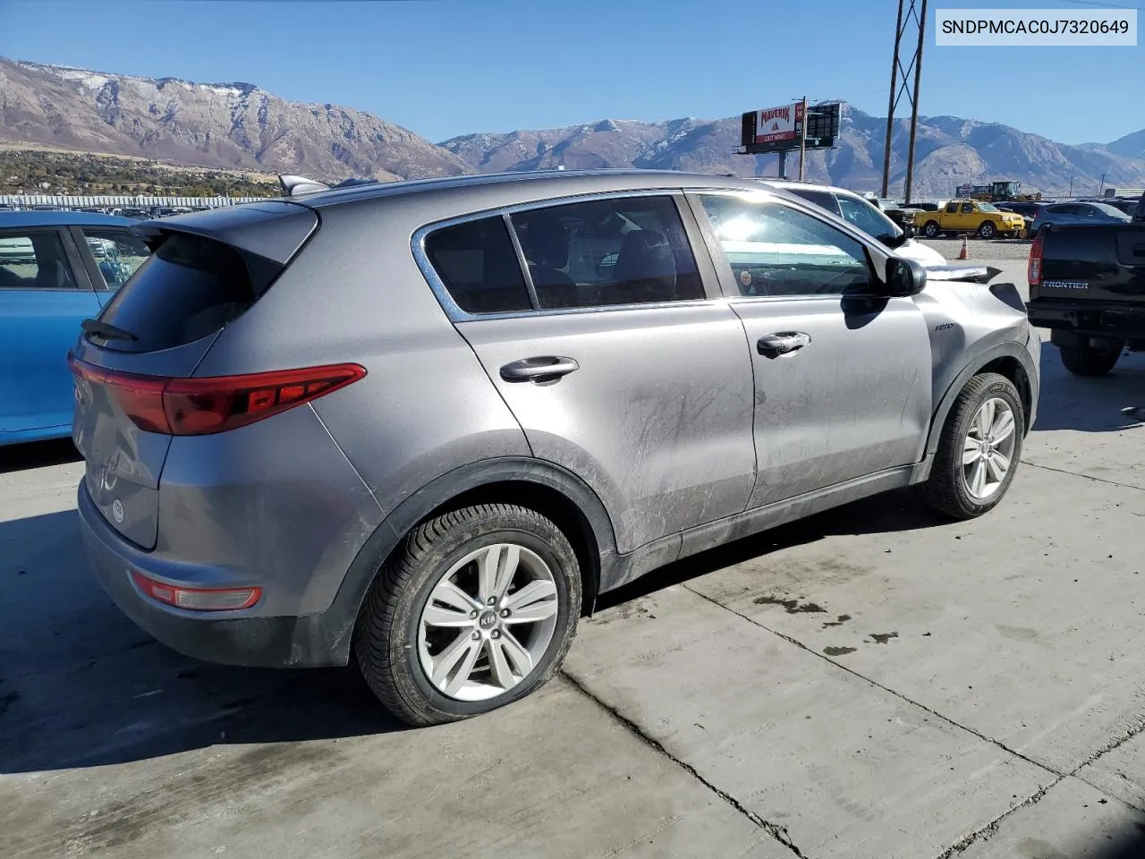 2018 Kia Sportage L VIN: SNDPMCAC0J7320649 Lot: 79201954