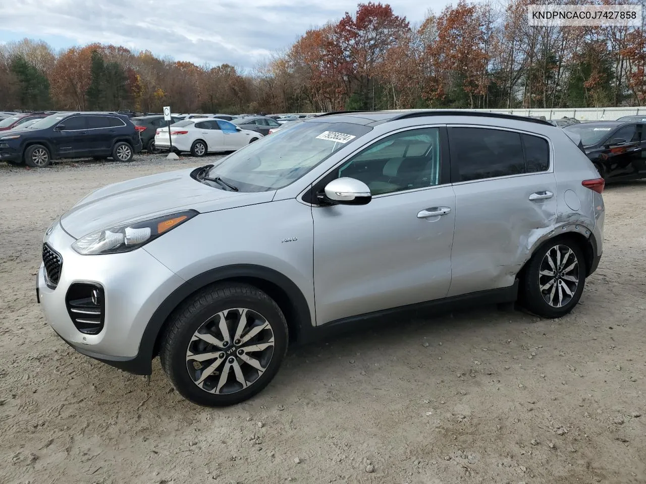 2018 Kia Sportage Ex VIN: KNDPNCAC0J7427858 Lot: 79258224