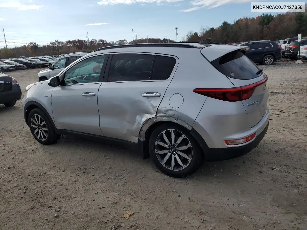 2018 Kia Sportage Ex VIN: KNDPNCAC0J7427858 Lot: 79258224