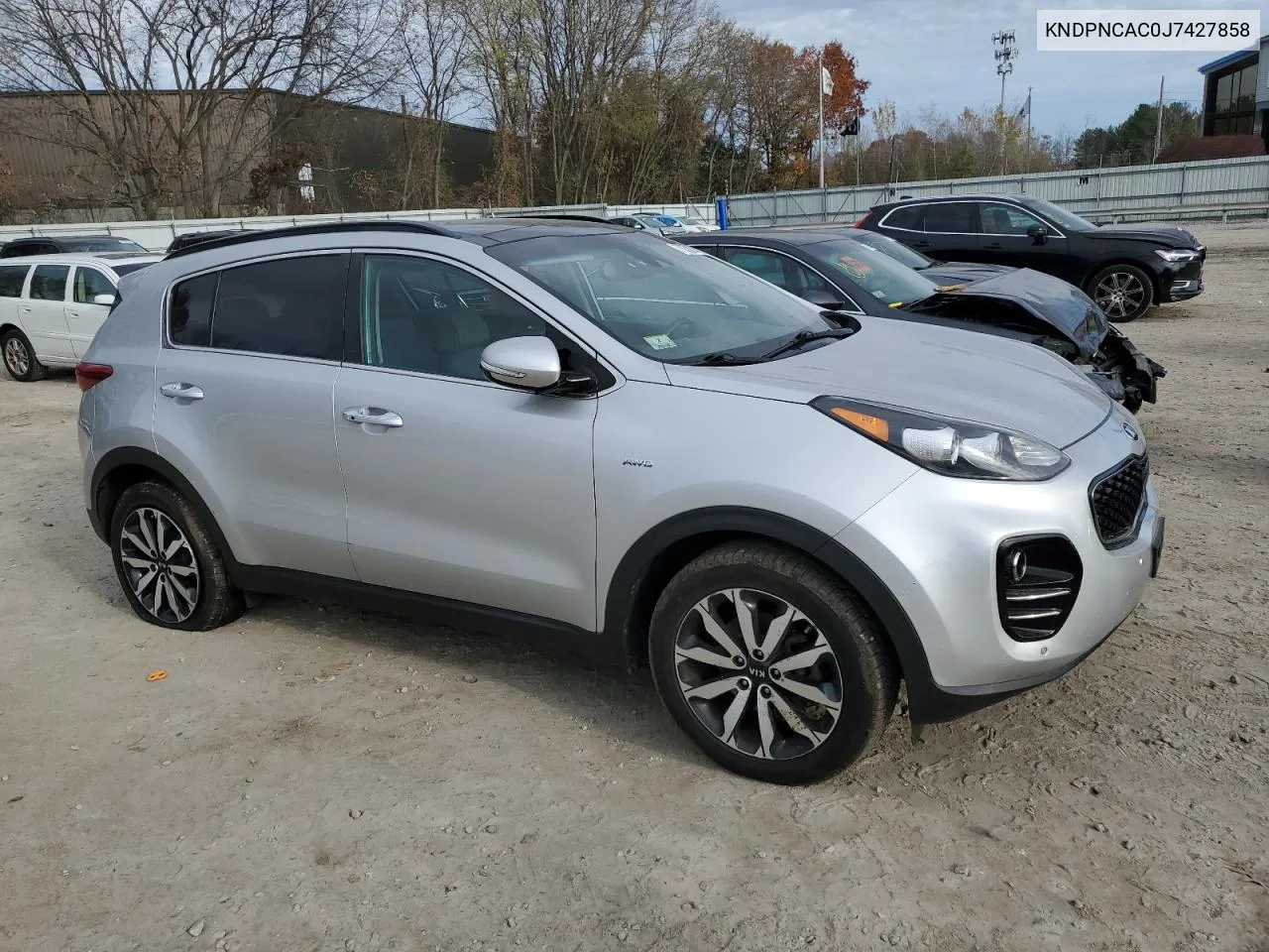 2018 Kia Sportage Ex VIN: KNDPNCAC0J7427858 Lot: 79258224