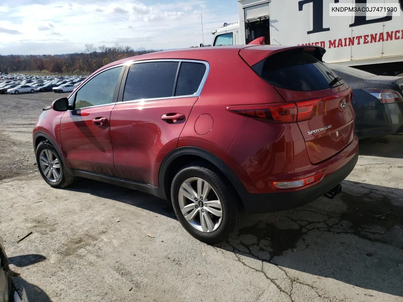 2018 Kia Sportage Lx VIN: KNDPM3AC0J7471930 Lot: 79664844