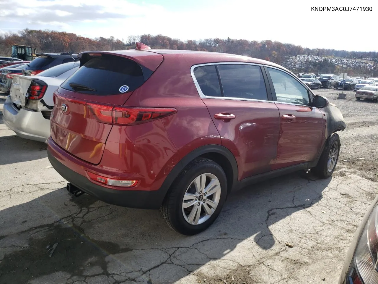 2018 Kia Sportage Lx VIN: KNDPM3AC0J7471930 Lot: 79664844