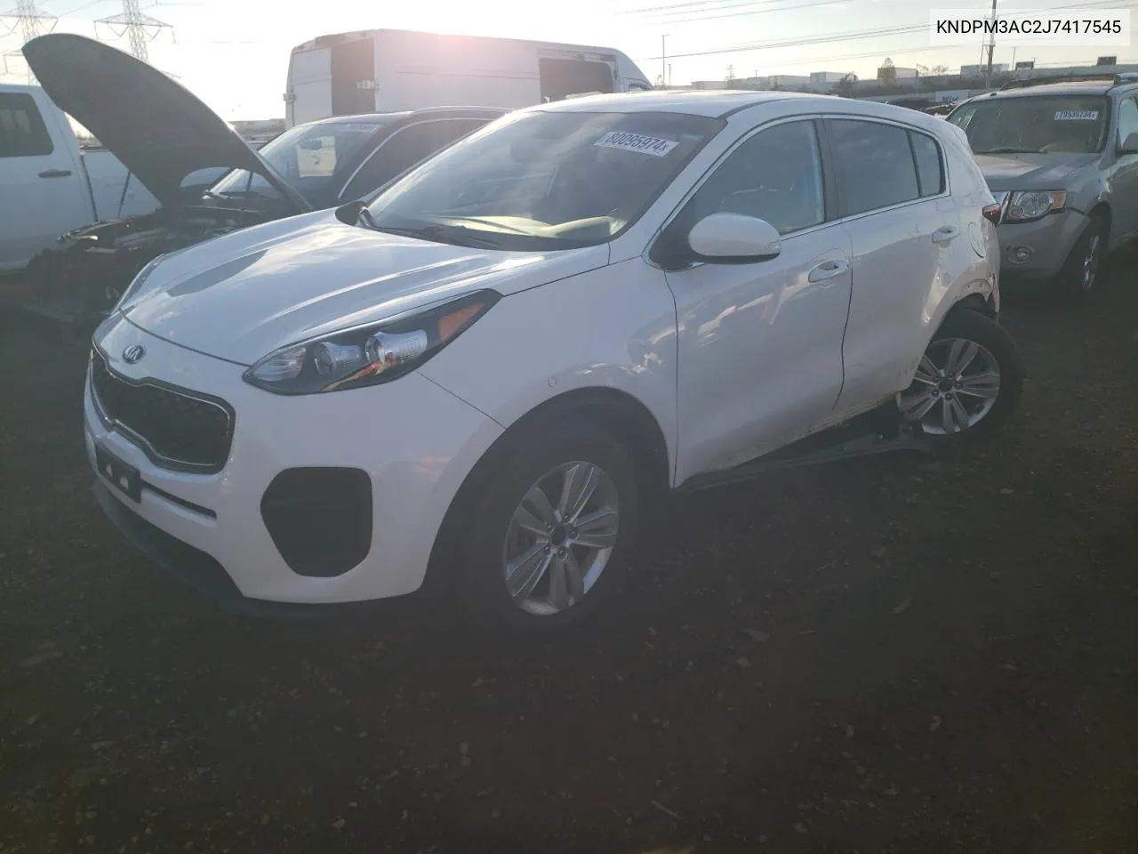 2018 Kia Sportage Lx VIN: KNDPM3AC2J7417545 Lot: 80095974