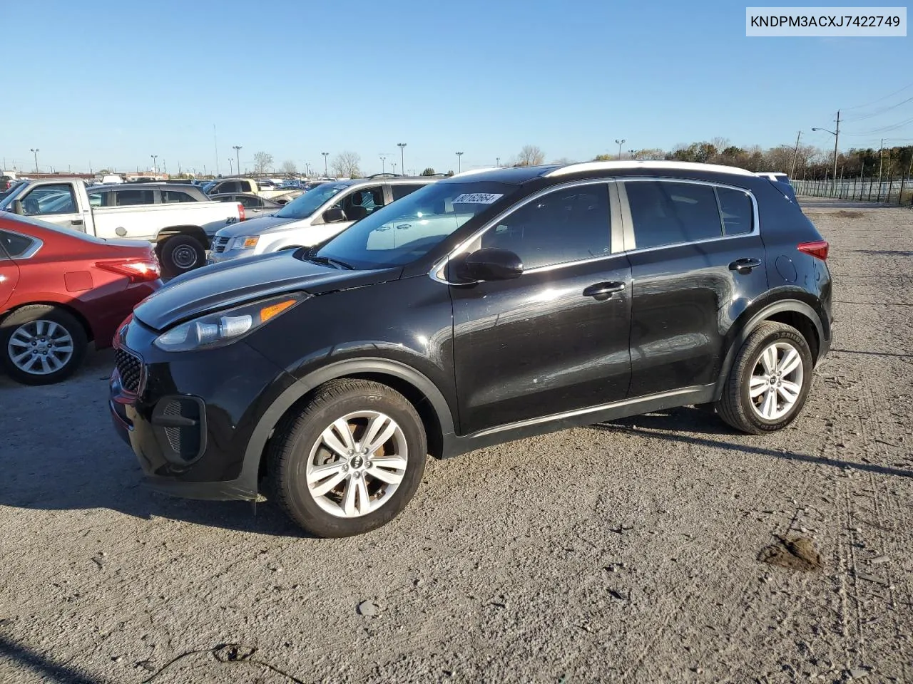 2018 Kia Sportage Lx VIN: KNDPM3ACXJ7422749 Lot: 80162664