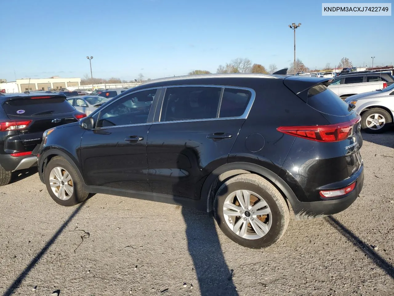 2018 Kia Sportage Lx VIN: KNDPM3ACXJ7422749 Lot: 80162664