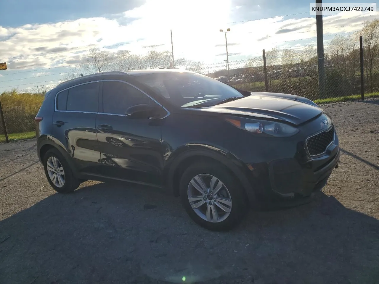 2018 Kia Sportage Lx VIN: KNDPM3ACXJ7422749 Lot: 80162664