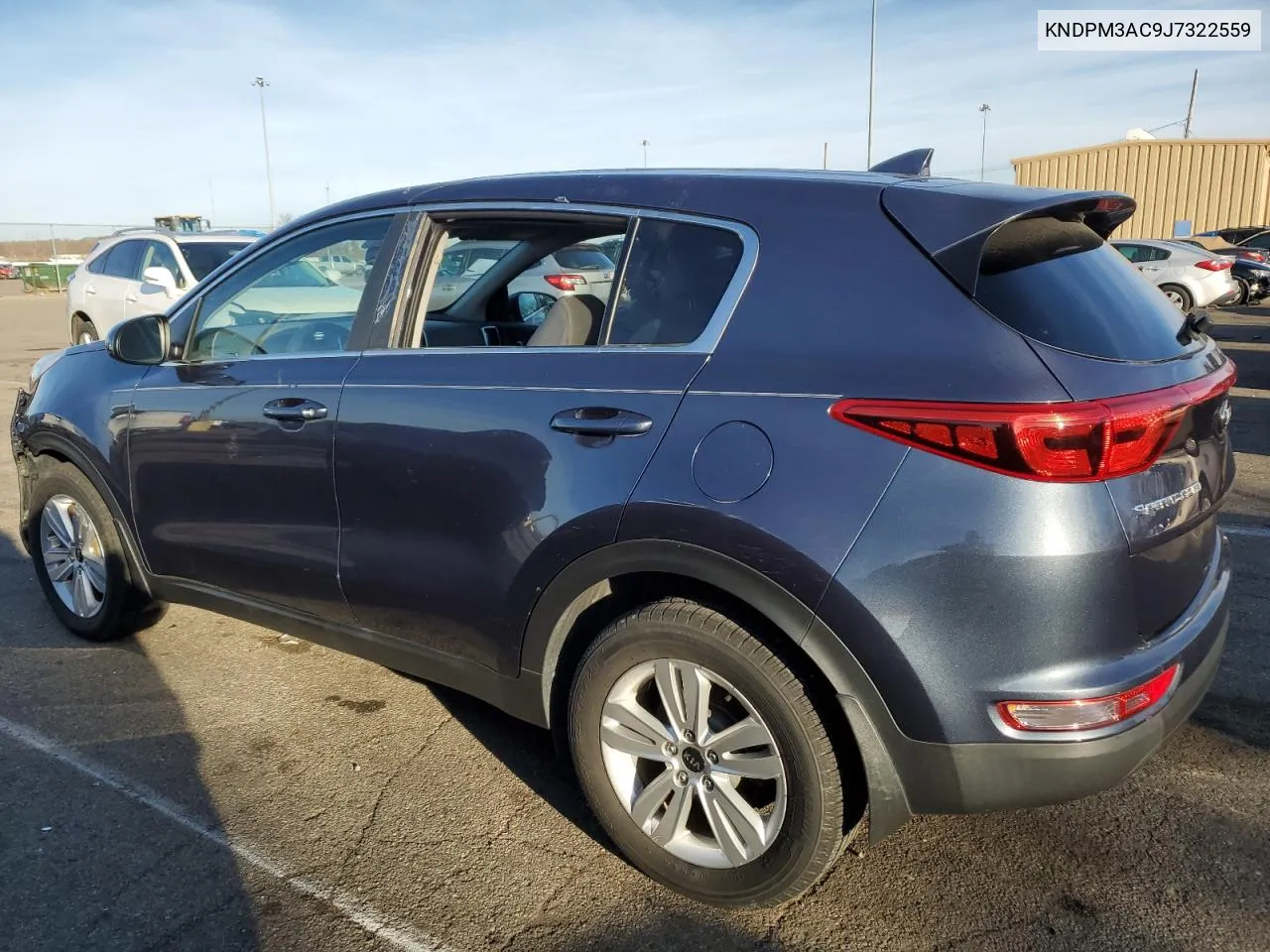 2018 Kia Sportage Lx VIN: KNDPM3AC9J7322559 Lot: 80395434