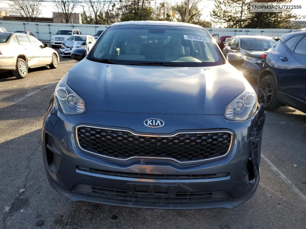 2018 Kia Sportage Lx VIN: KNDPM3AC9J7322559 Lot: 80395434