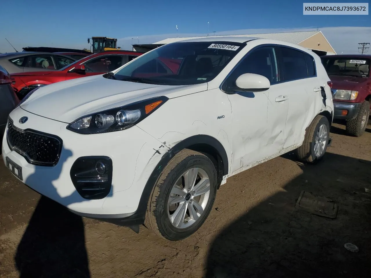 2018 Kia Sportage Lx VIN: KNDPMCAC8J7393672 Lot: 80550164