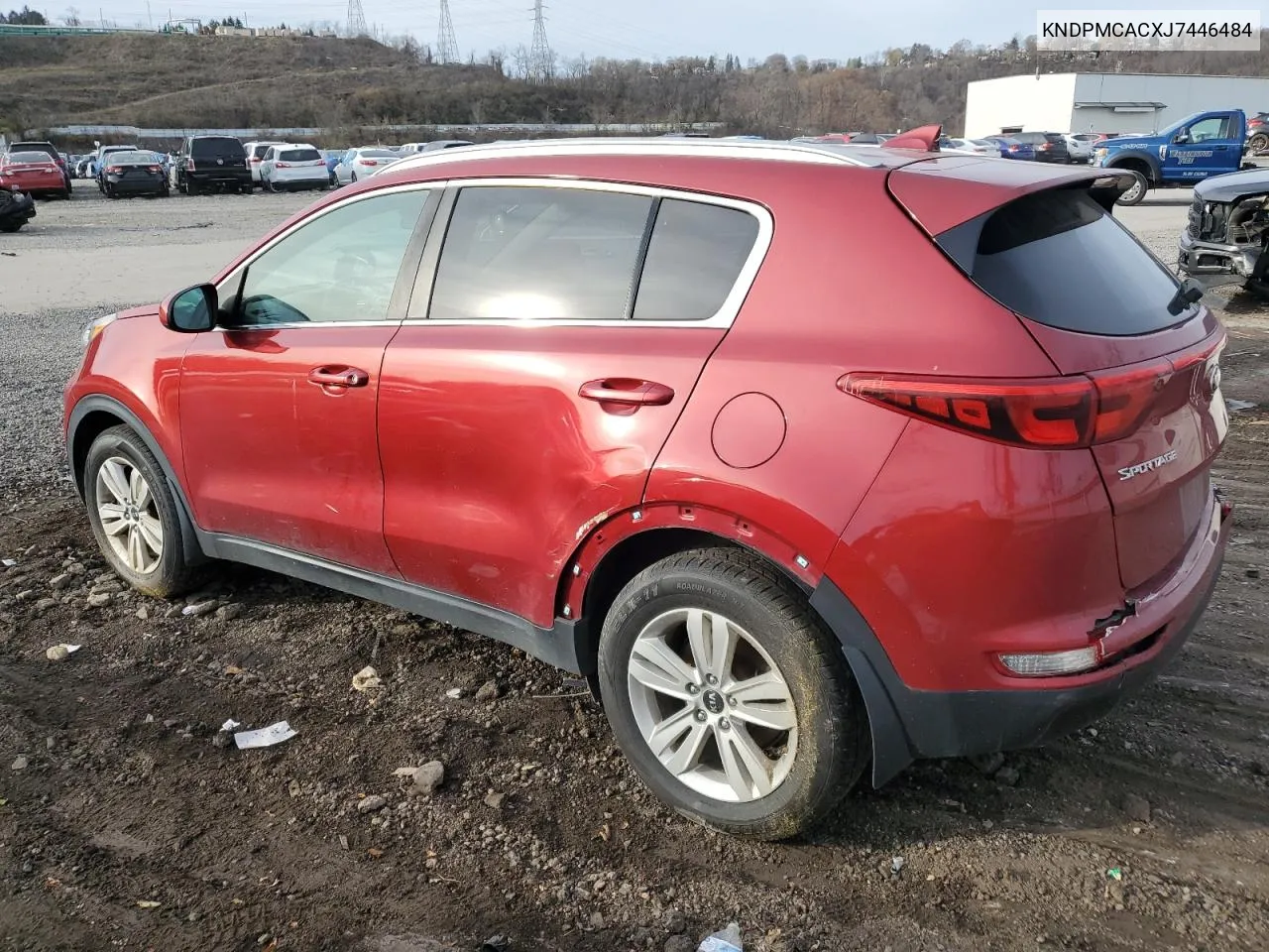 2018 Kia Sportage Lx VIN: KNDPMCACXJ7446484 Lot: 80708634