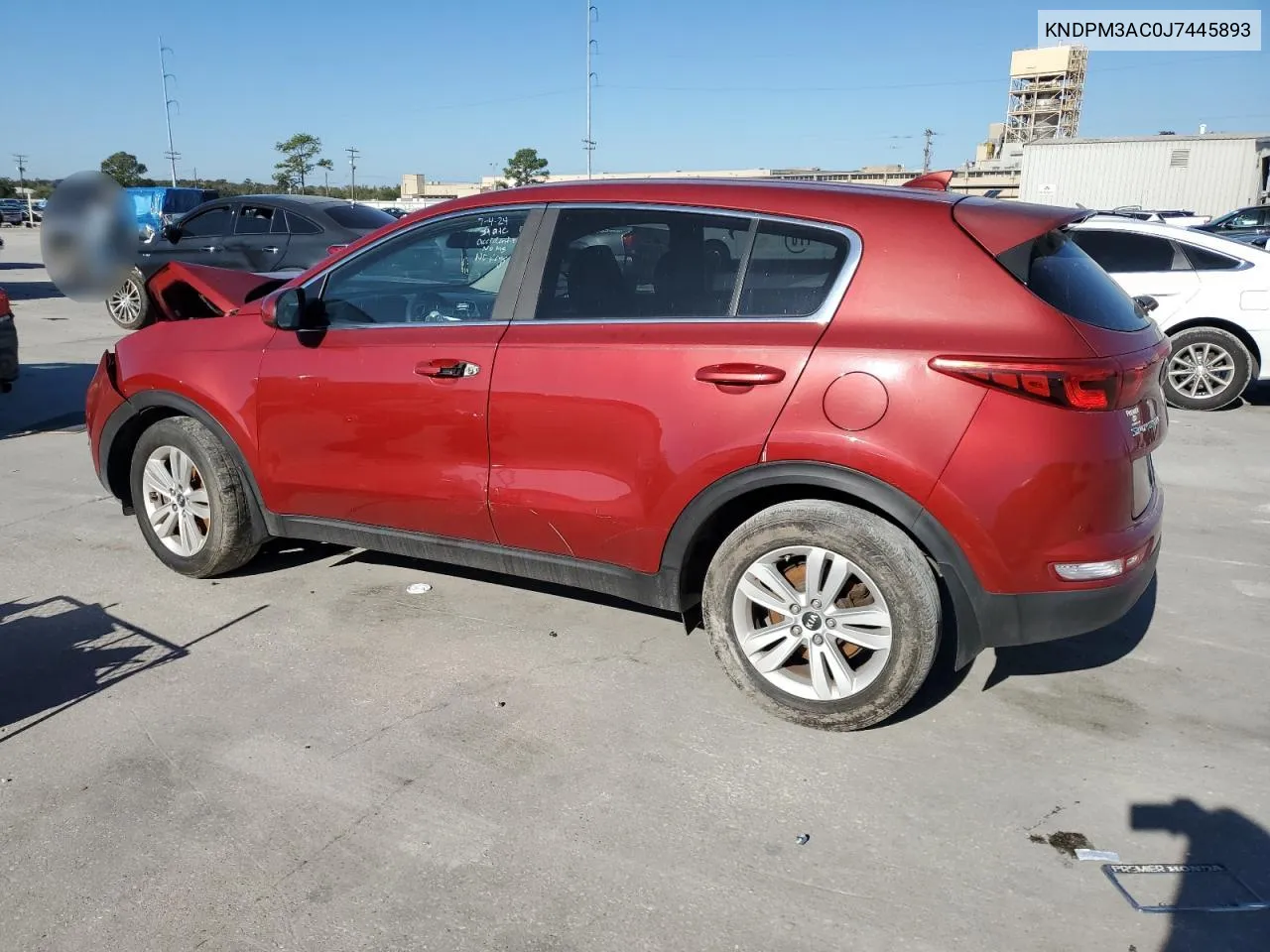 2018 Kia Sportage Lx VIN: KNDPM3AC0J7445893 Lot: 81125684