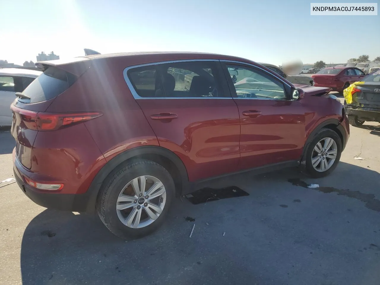 2018 Kia Sportage Lx VIN: KNDPM3AC0J7445893 Lot: 81125684