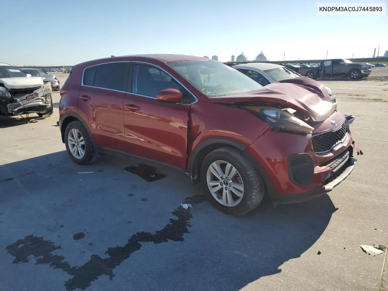 2018 Kia Sportage Lx VIN: KNDPM3AC0J7445893 Lot: 81125684