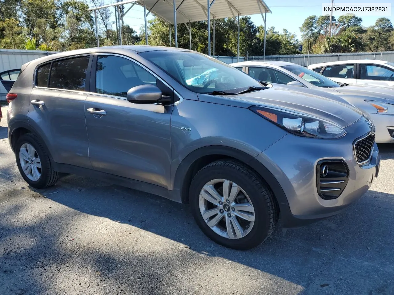 2018 Kia Sportage Lx VIN: KNDPMCAC2J7382831 Lot: 81560944