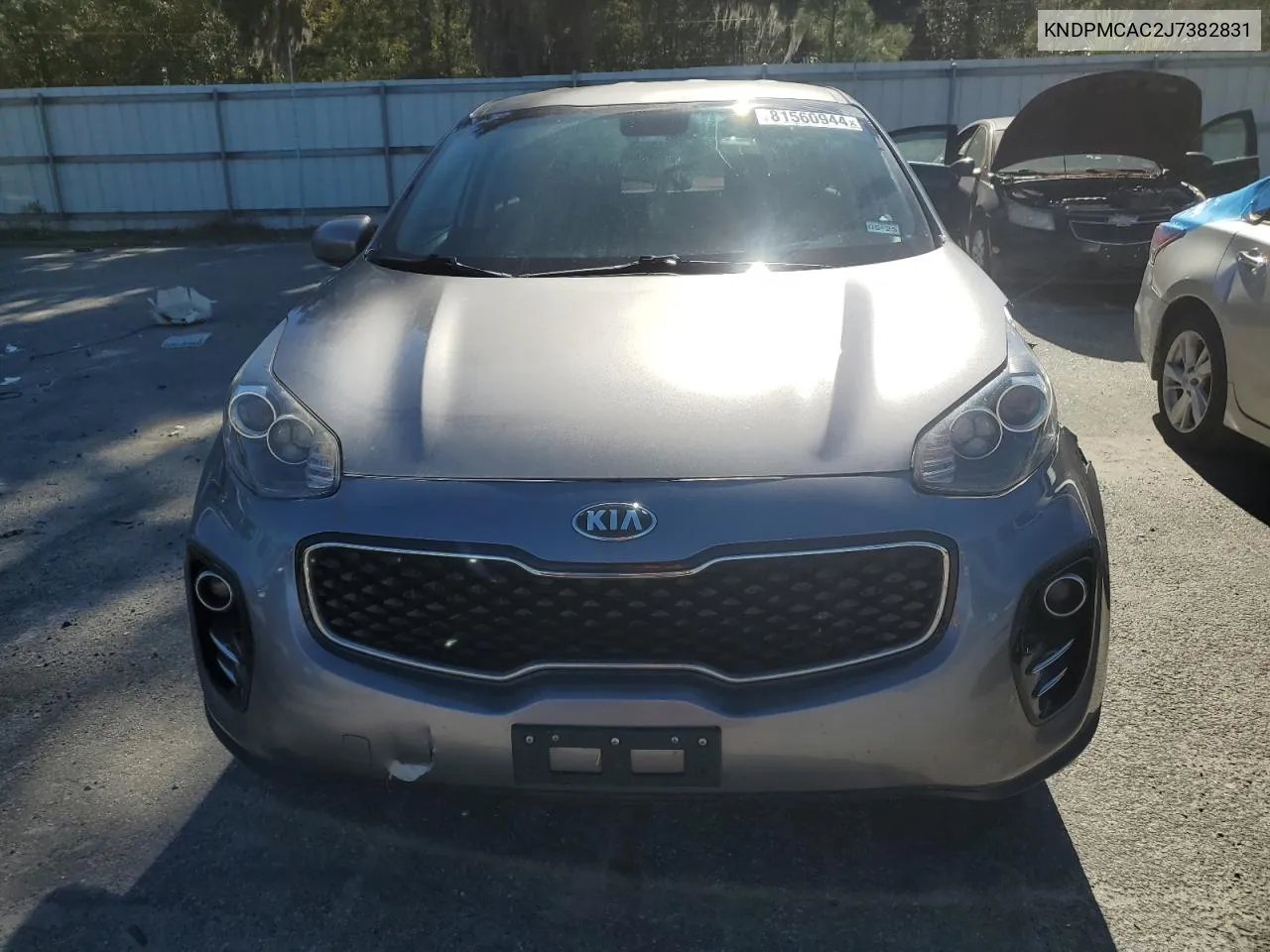 2018 Kia Sportage Lx VIN: KNDPMCAC2J7382831 Lot: 81560944