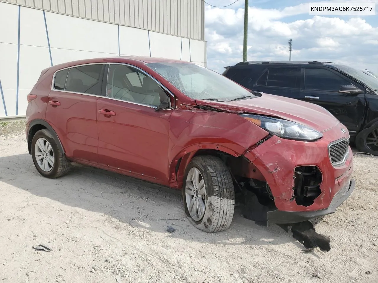 2019 Kia Sportage Lx VIN: KNDPM3AC6K7525717 Lot: 52587284