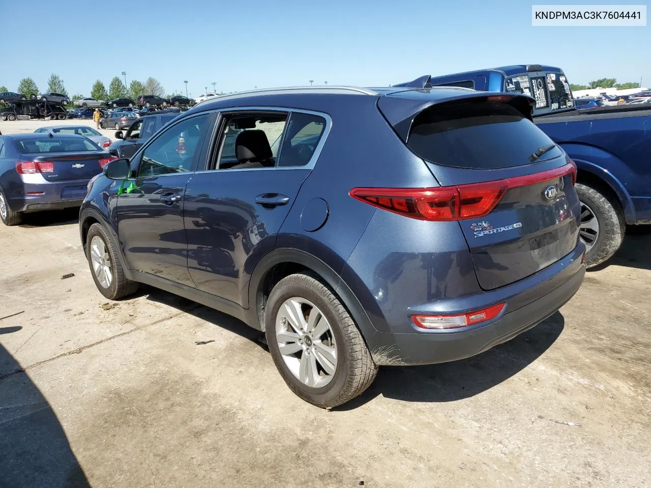 2019 Kia Sportage Lx VIN: KNDPM3AC3K7604441 Lot: 53031774