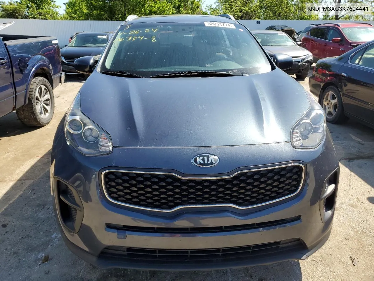 2019 Kia Sportage Lx VIN: KNDPM3AC3K7604441 Lot: 53031774