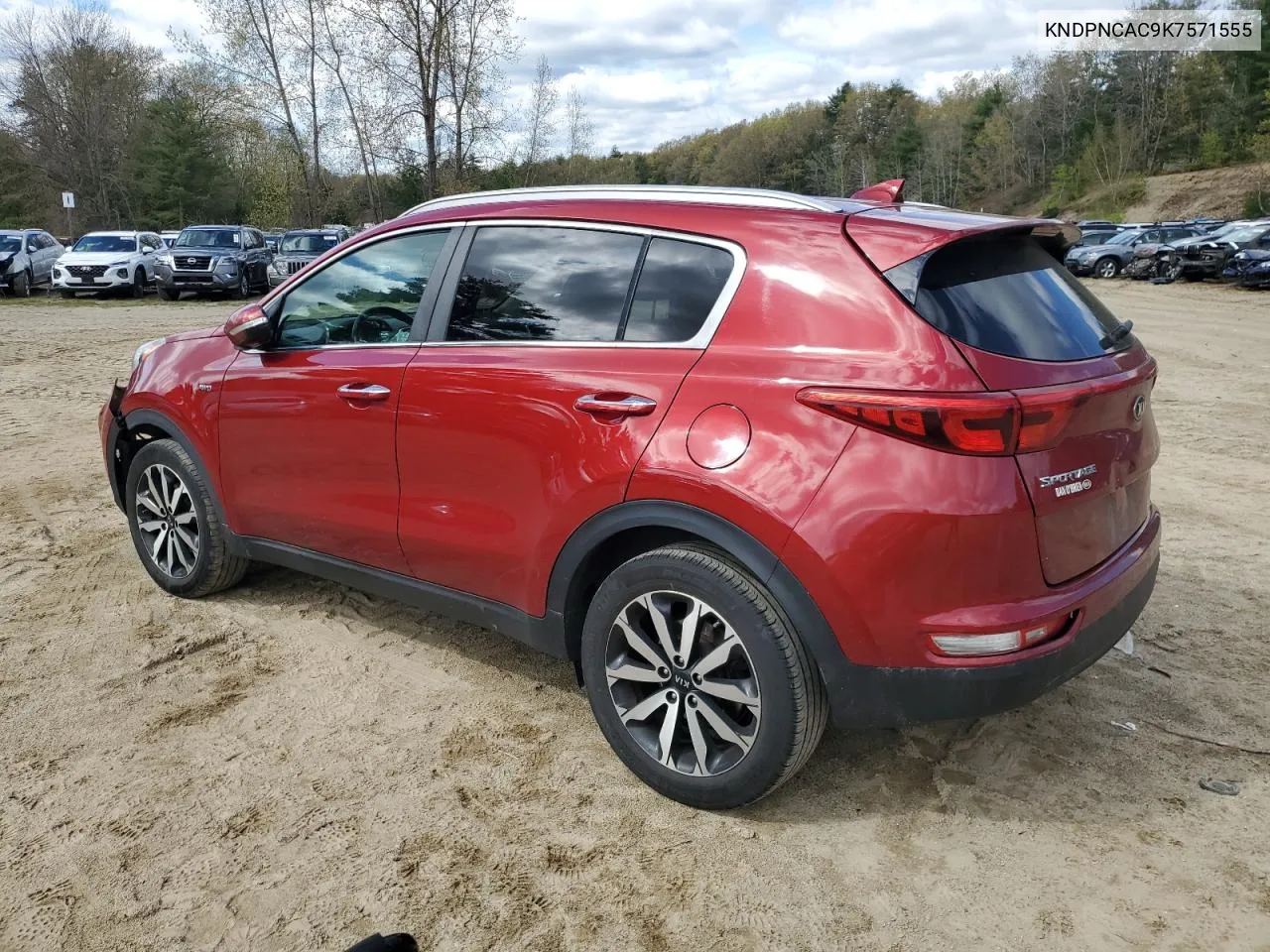 KNDPNCAC9K7571555 2019 Kia Sportage Ex