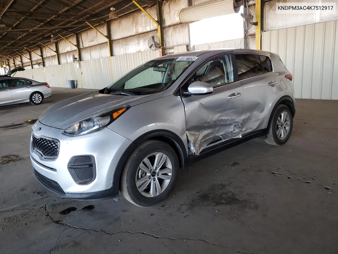 2019 Kia Sportage Lx VIN: KNDPM3AC4K7512917 Lot: 55861124