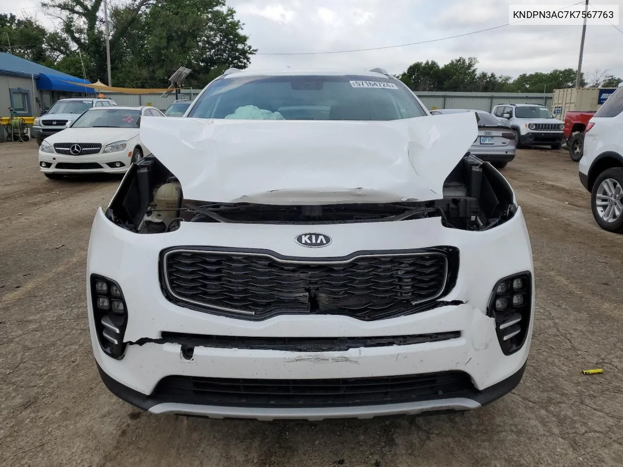 2019 Kia Sportage Ex VIN: KNDPN3AC7K7567763 Lot: 57164724