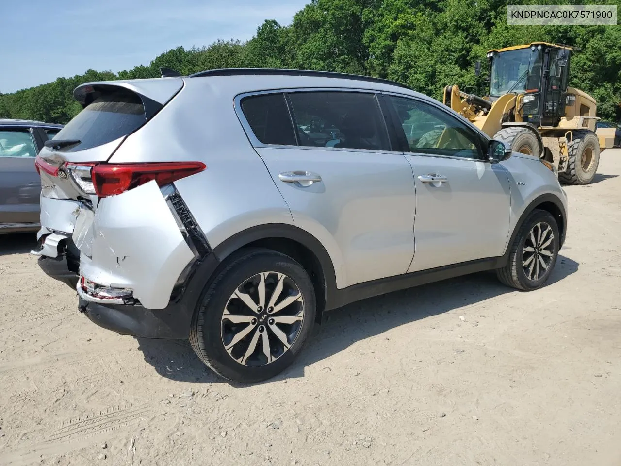 2019 Kia Sportage Ex VIN: KNDPNCAC0K7571900 Lot: 57550974