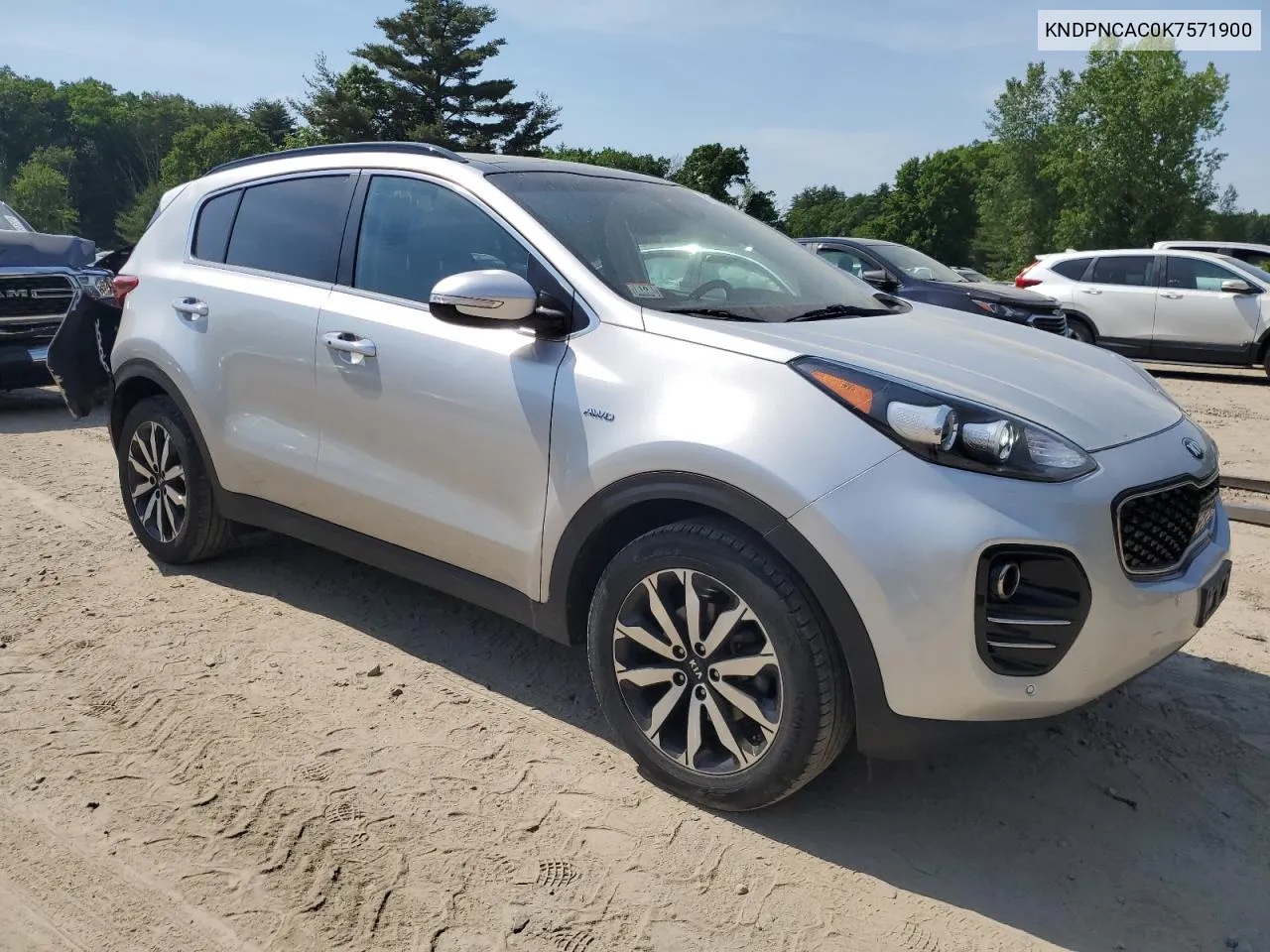 KNDPNCAC0K7571900 2019 Kia Sportage Ex