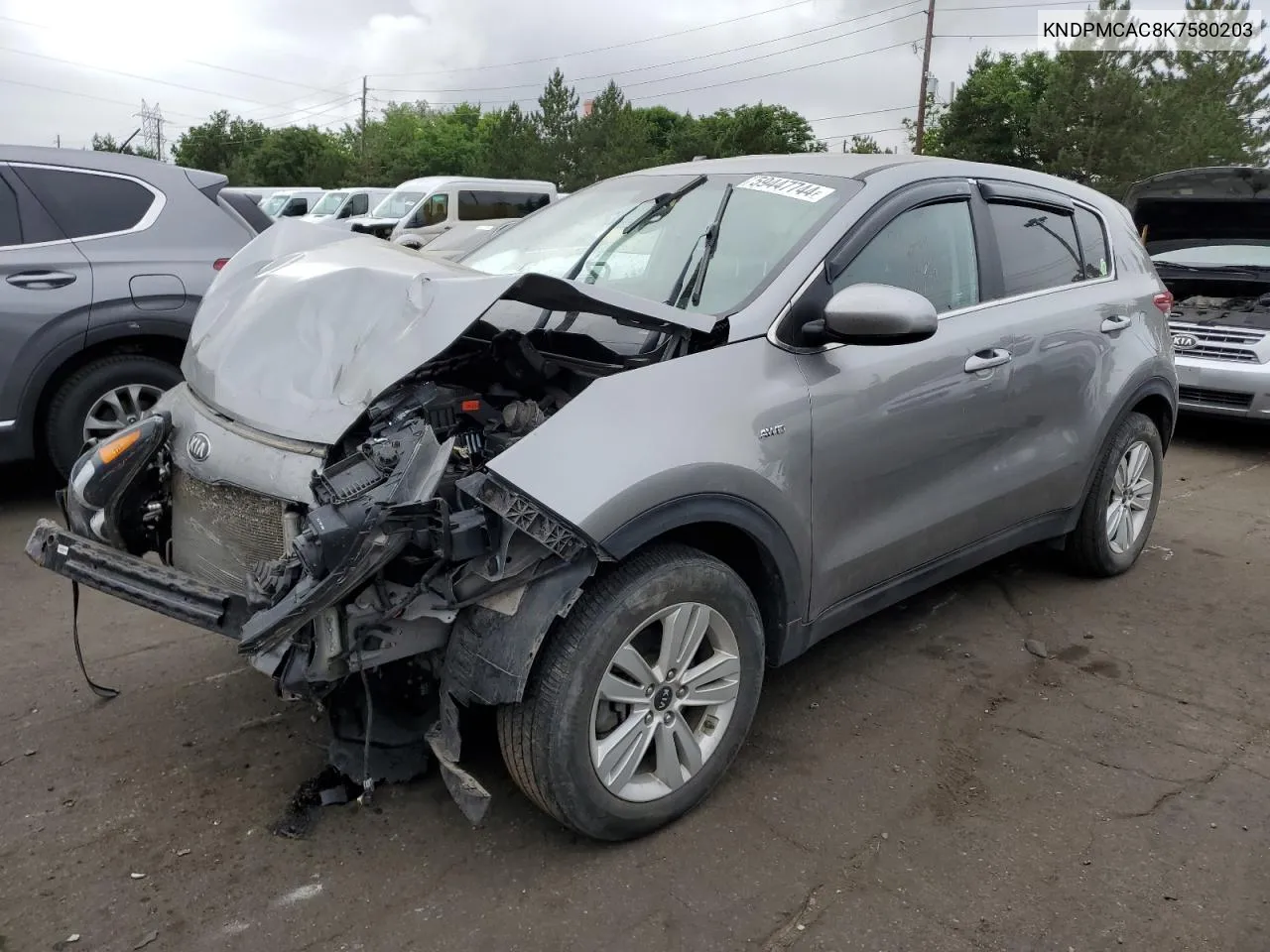 KNDPMCAC8K7580203 2019 Kia Sportage Lx