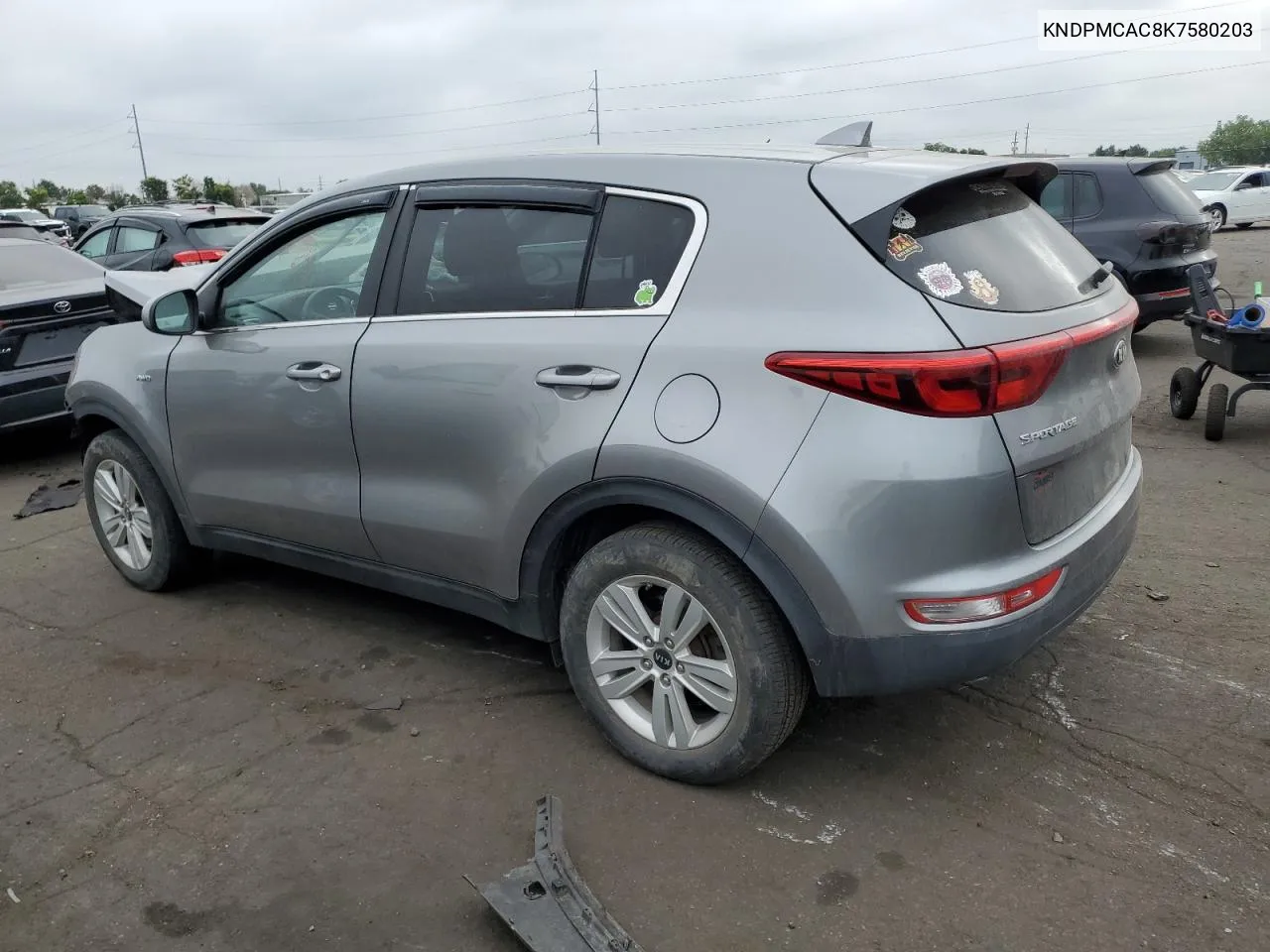 2019 Kia Sportage Lx VIN: KNDPMCAC8K7580203 Lot: 59447744