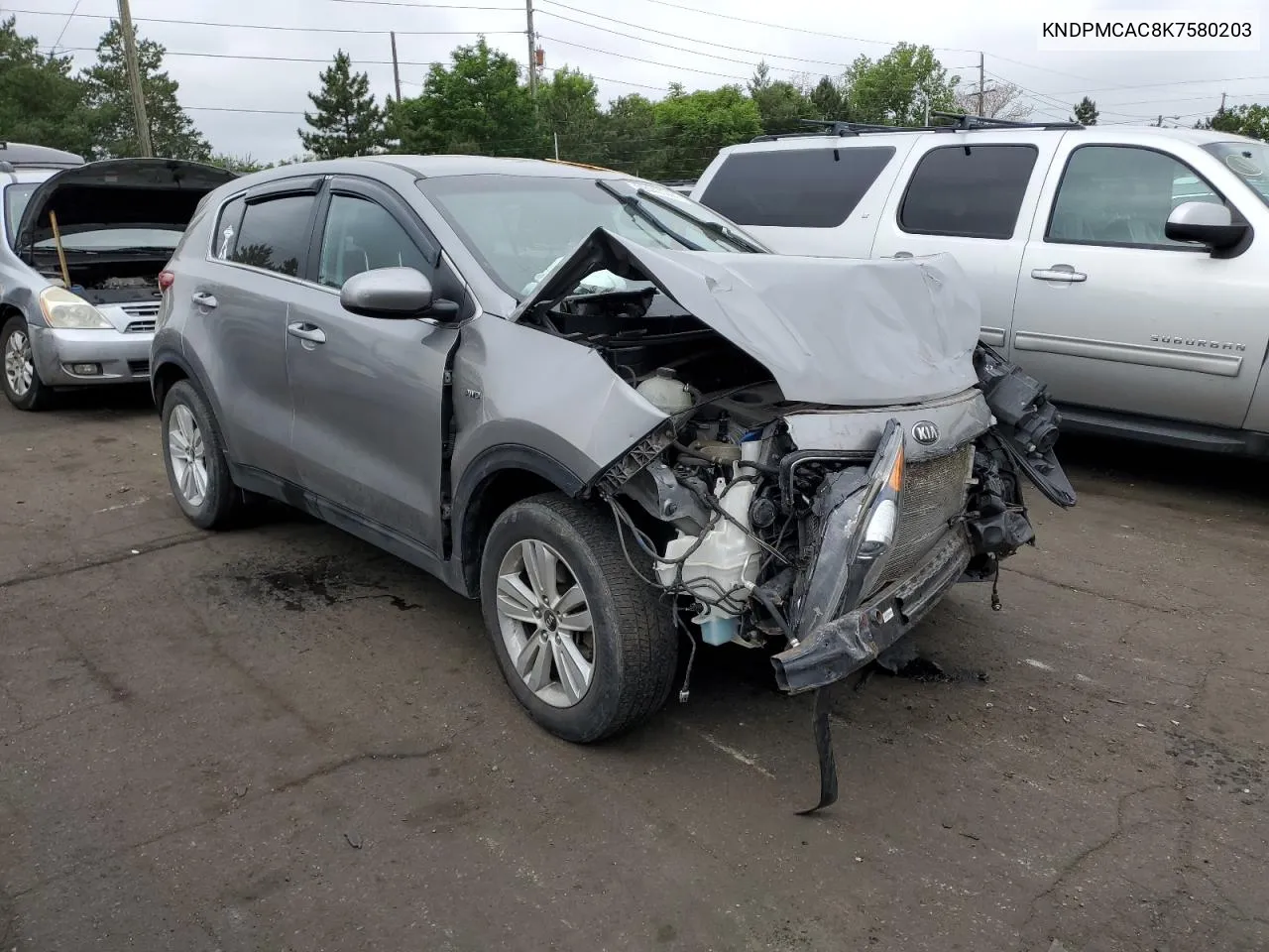 KNDPMCAC8K7580203 2019 Kia Sportage Lx