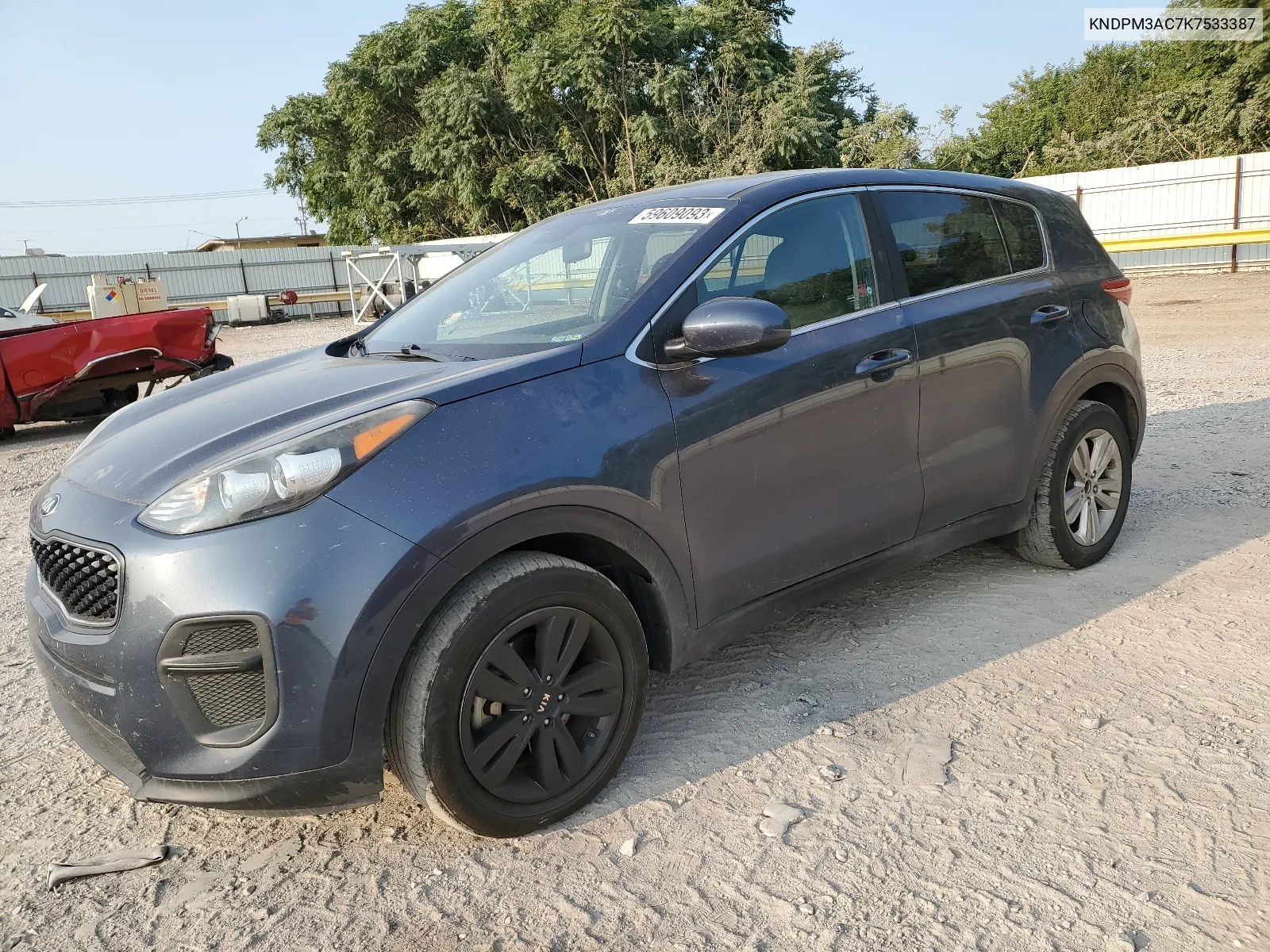 2019 Kia Sportage Lx VIN: KNDPM3AC7K7533387 Lot: 59609093